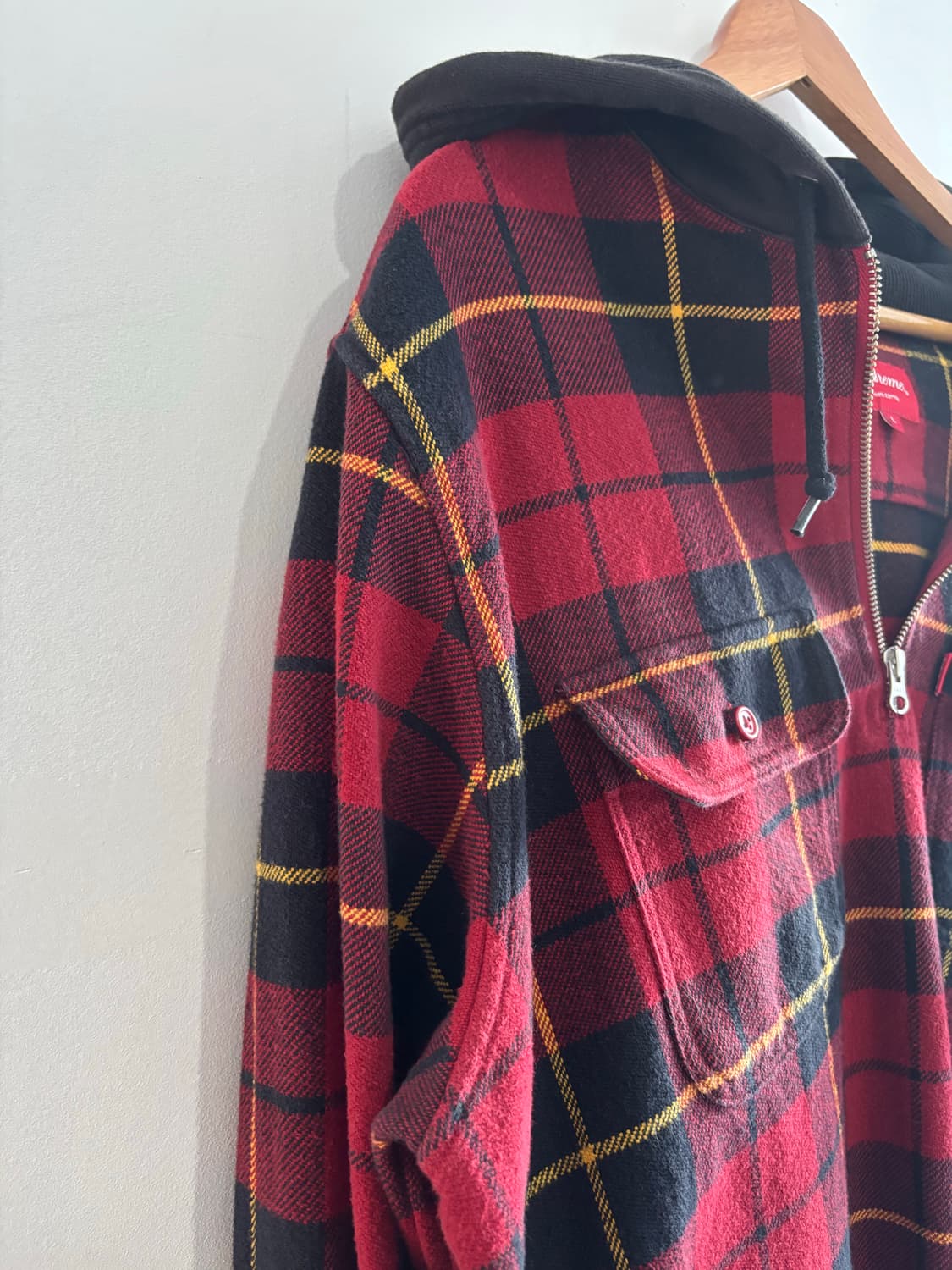 Supreme 슈프림 써멀 후디드 타탄체크 아노락 플란넬 상품이미지4