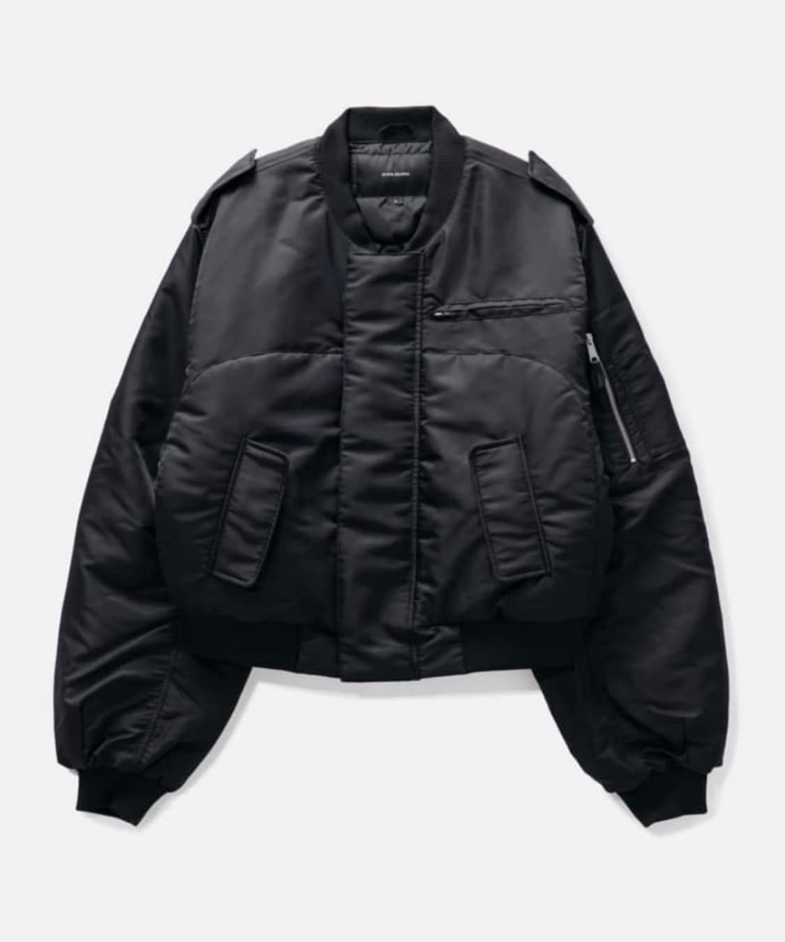 xs)엔타이어 스튜디오 a2봄버 자켓 블랙 상품이미지1