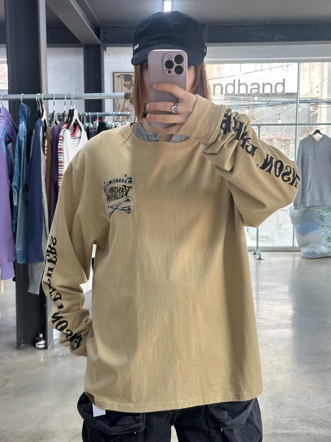 벤슨 Bunker Hill 본 자수 롱슬리브긴팔티 상품이미지3