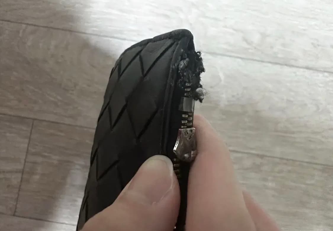 (하자존재) 보테가 클러치백 팝니다 상품이미지4