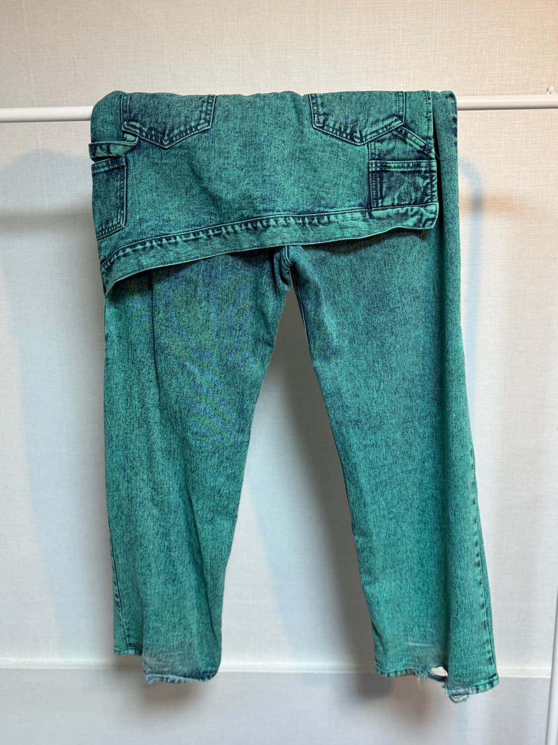 앤더슨벨 글랜오버다이 랩 스트레이트 레그 진 상품이미지3