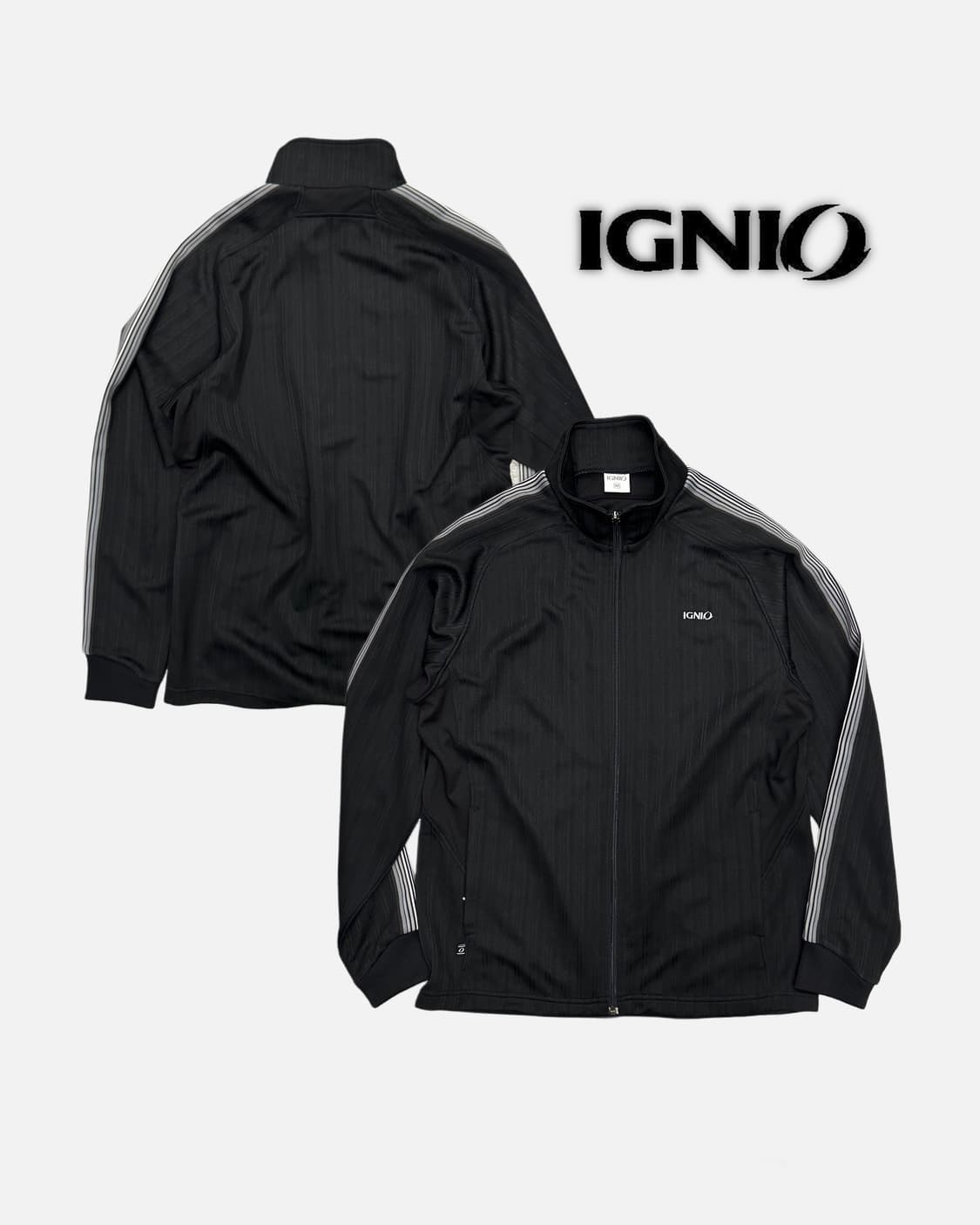 IGNIO black stripe logo jersey 상품이미지1