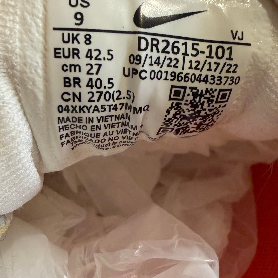 Nike 줌X 인빈시블 런 플라이니트 3 화이트 브라이트 크림슨 상품이미지3