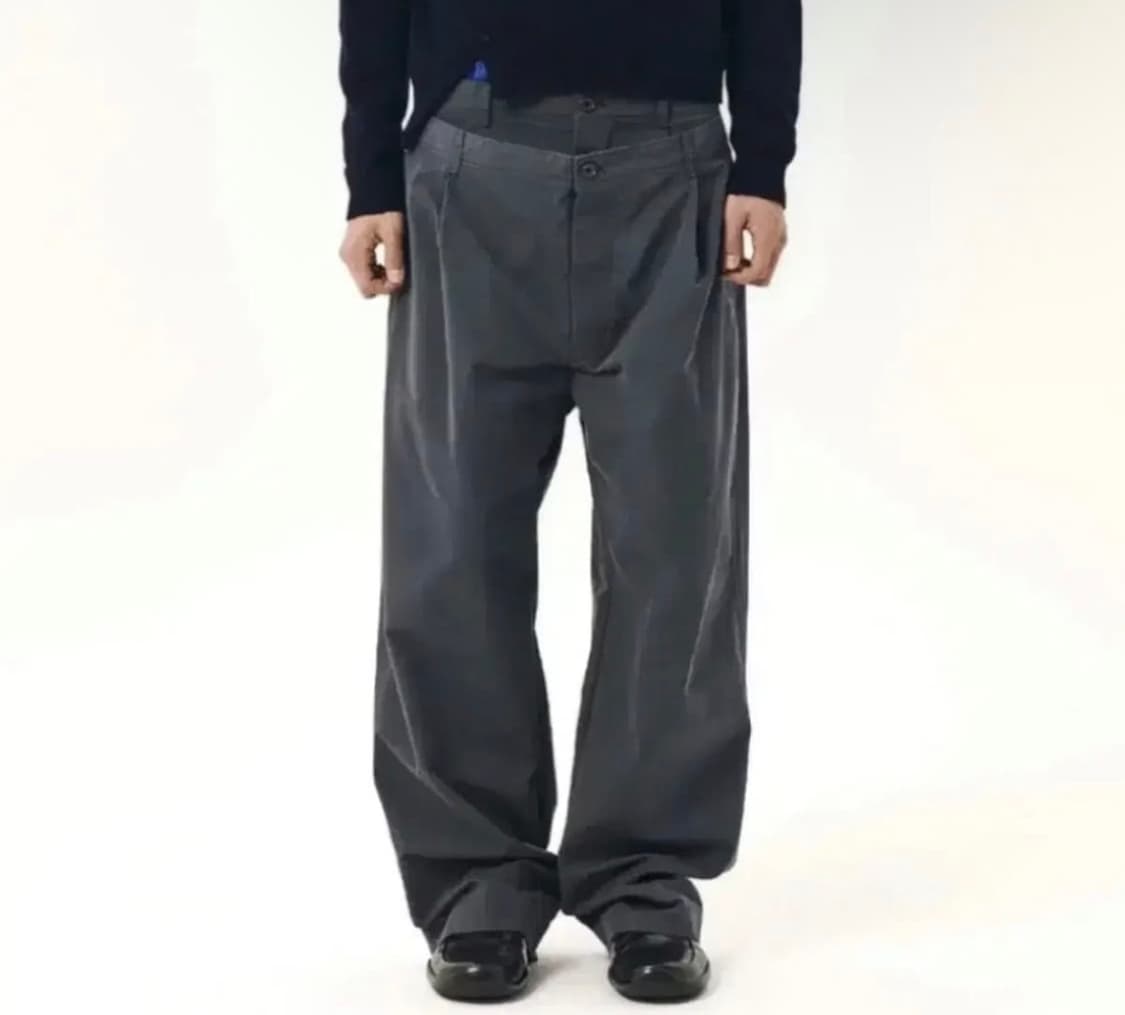 [S 구매] 누마레 ee 더블 웨이스트 팬츠 S 상품이미지1