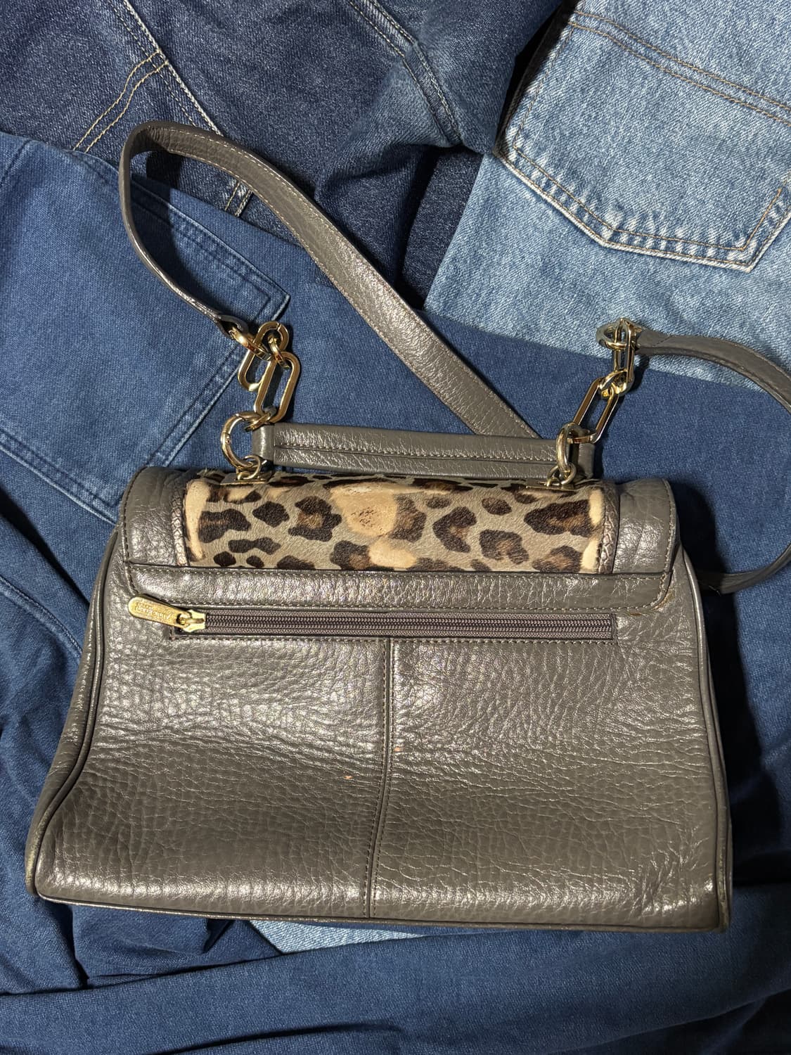 anne klein leopard pattern shoulder bag 상품이미지7