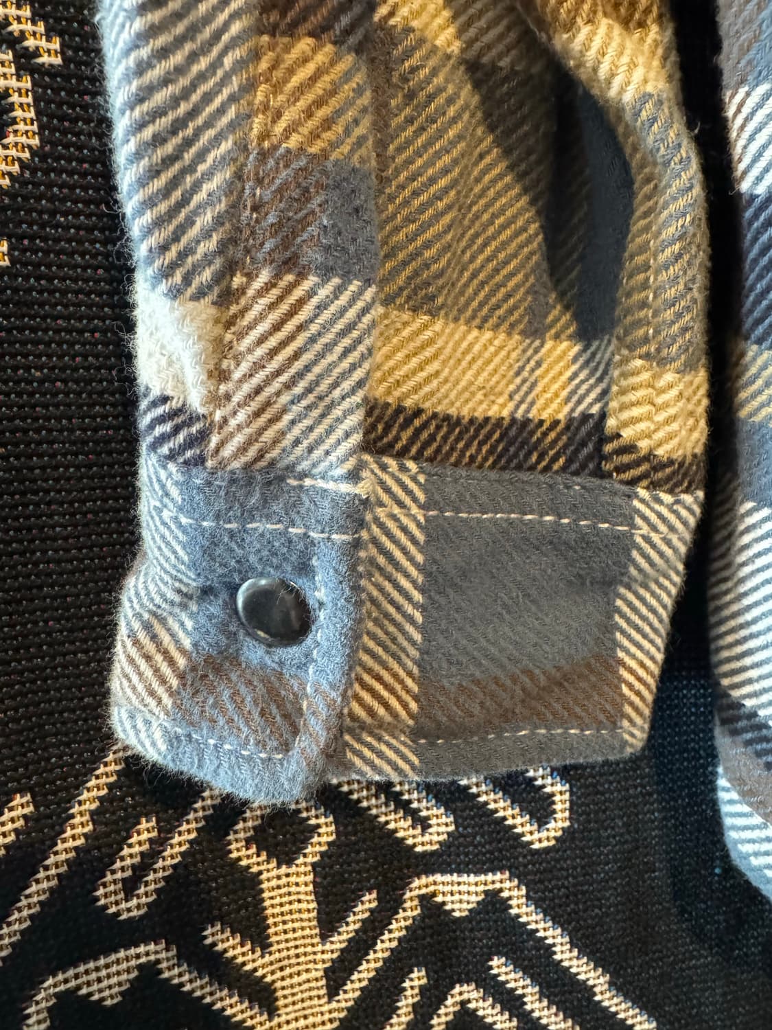 H&M 울 체크셔츠 상품이미지4