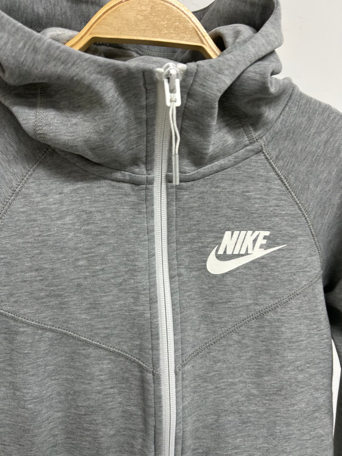 나이키 테크 플리스 후드집업 S 회색 상품이미지2