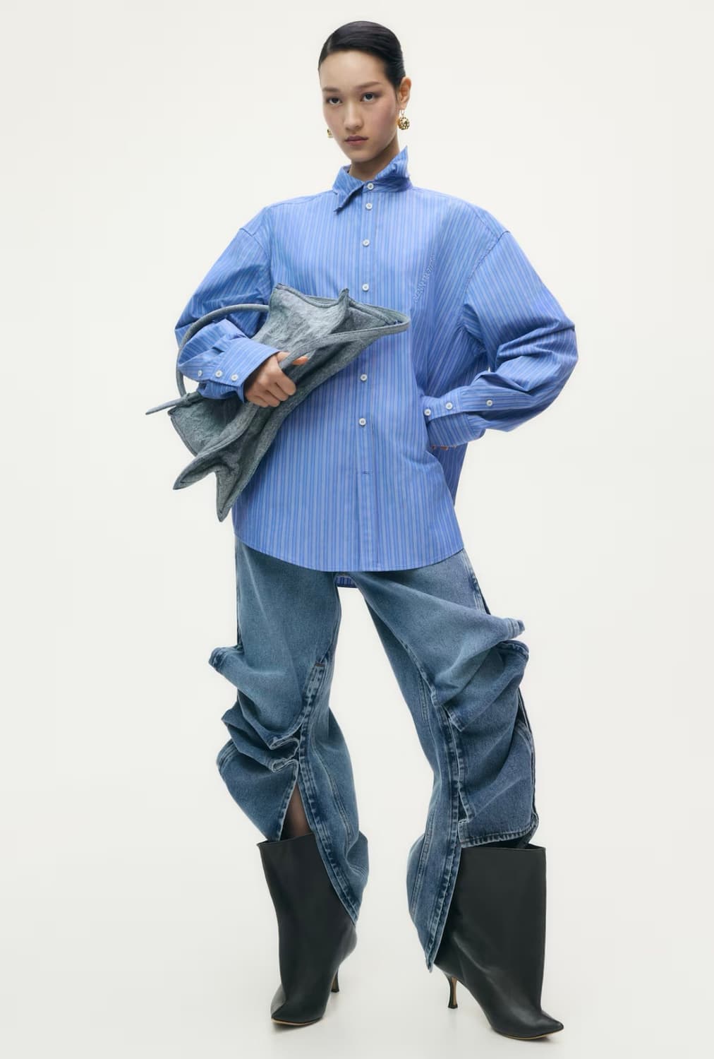 H&M 글렌마틴스 숄더백 가방 데님 상품이미지2