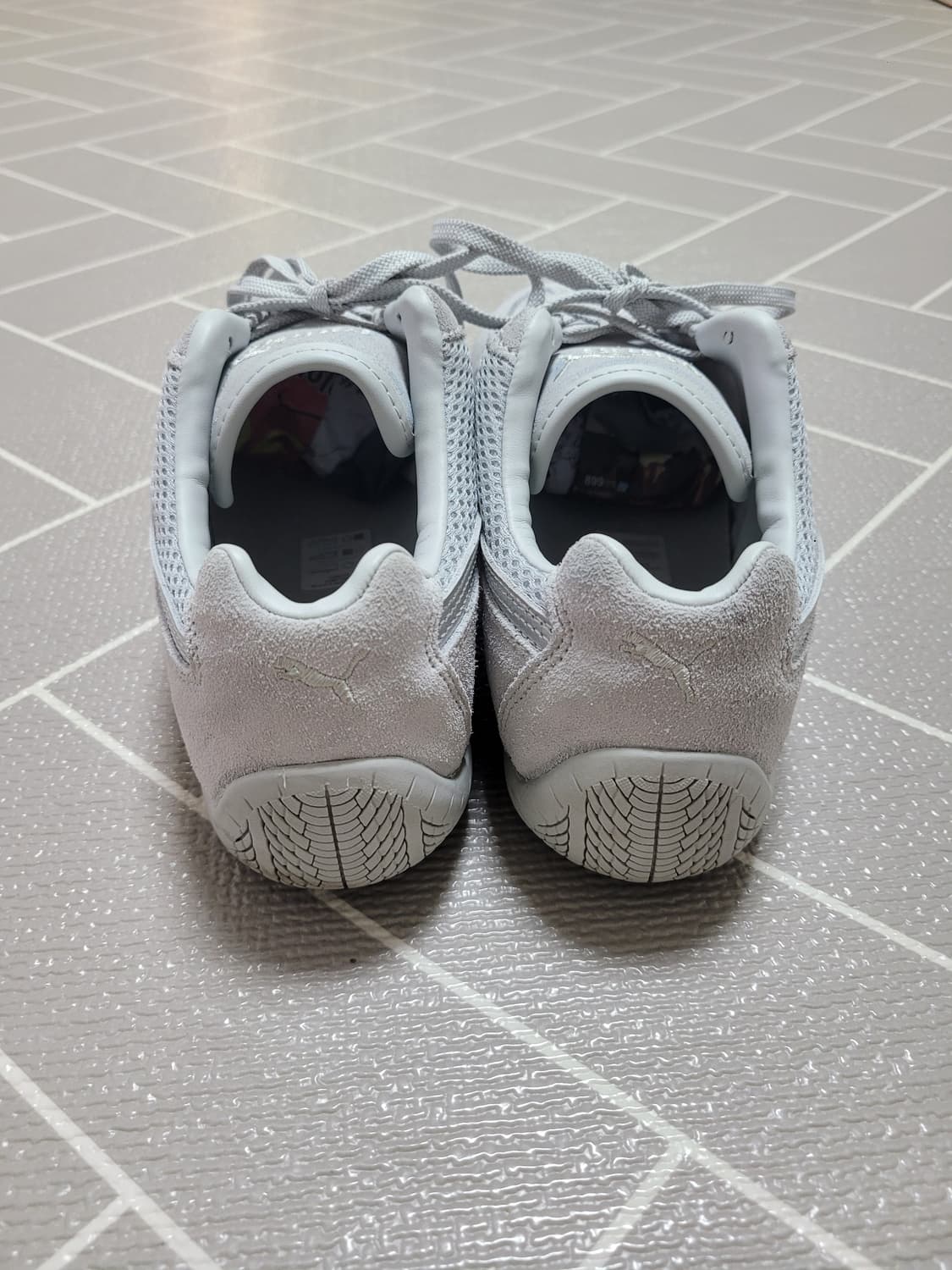 2회착) 푸마 스피드캣 프리미엄 라이트그레이 실버 275 상품이미지5