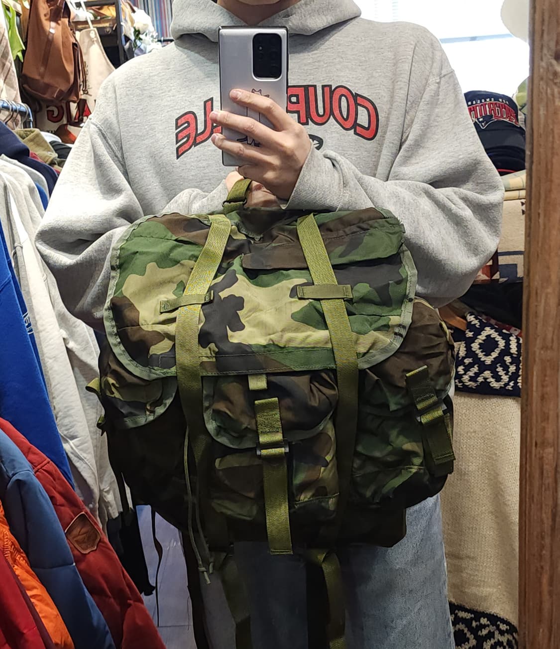 미군 앨리스 백팩 우드랜드 오리지널 미군 가방 데드스탁 상품이미지10