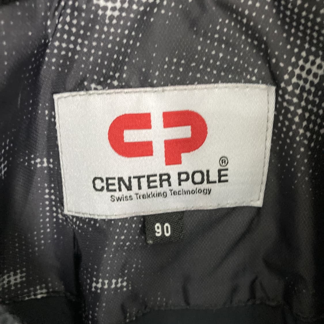 센터폴 여성 구스다운패딩자켓 흰검 90 상품이미지4