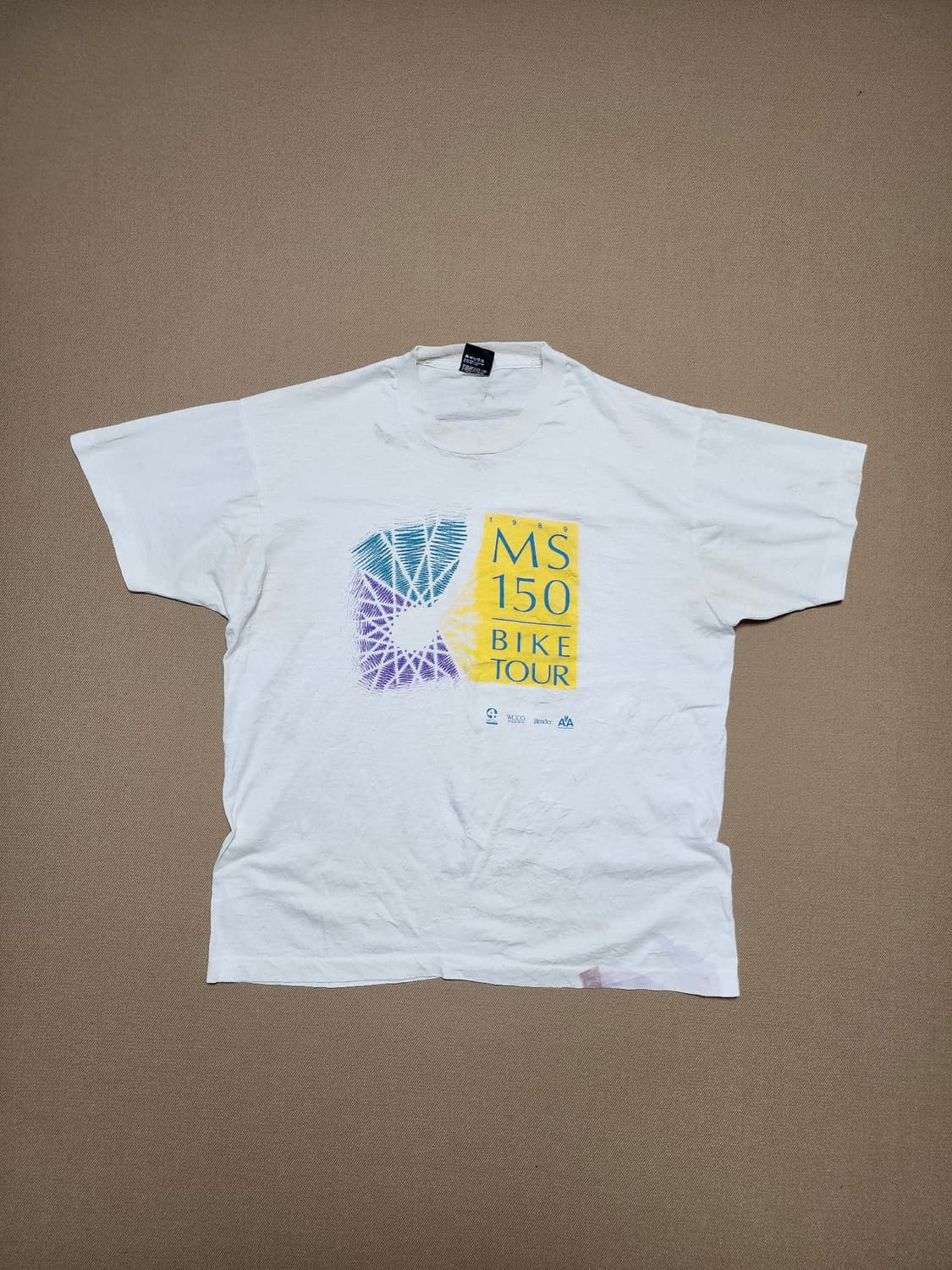 80s USA Screen Stars 1989 MS150 BikeTour 상품이미지1