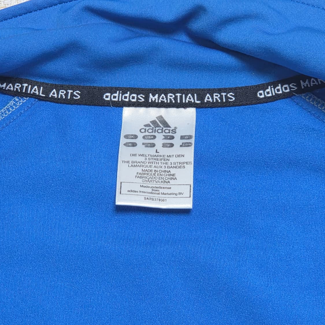 Adidas 아디다스 마샬아츠 블루 트랙탑 져지 상품이미지3