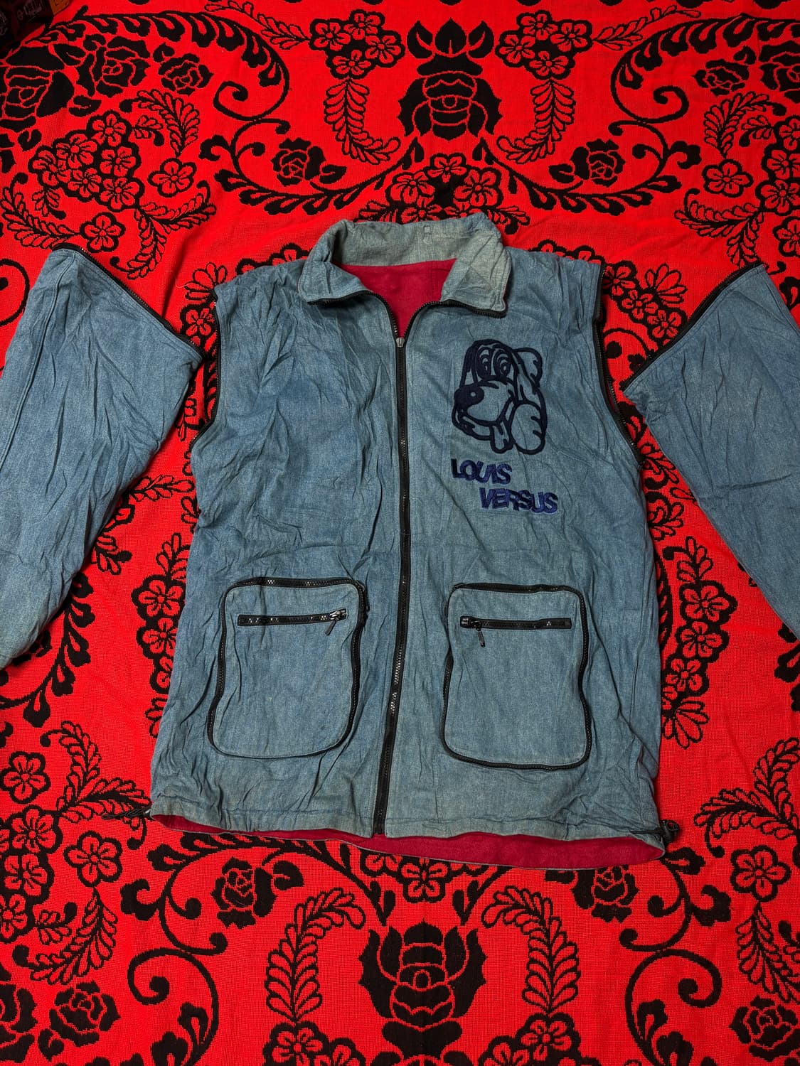 "Louis versus" harajuku y2k punk denim  상품이미지1