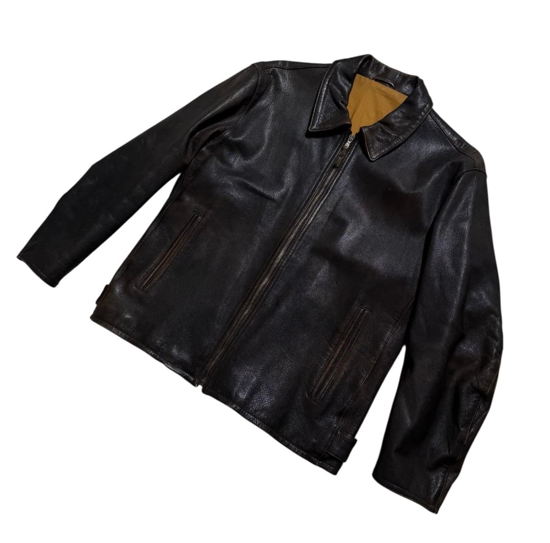 엠비오 고트 스킨 레더 자켓 상품이미지5