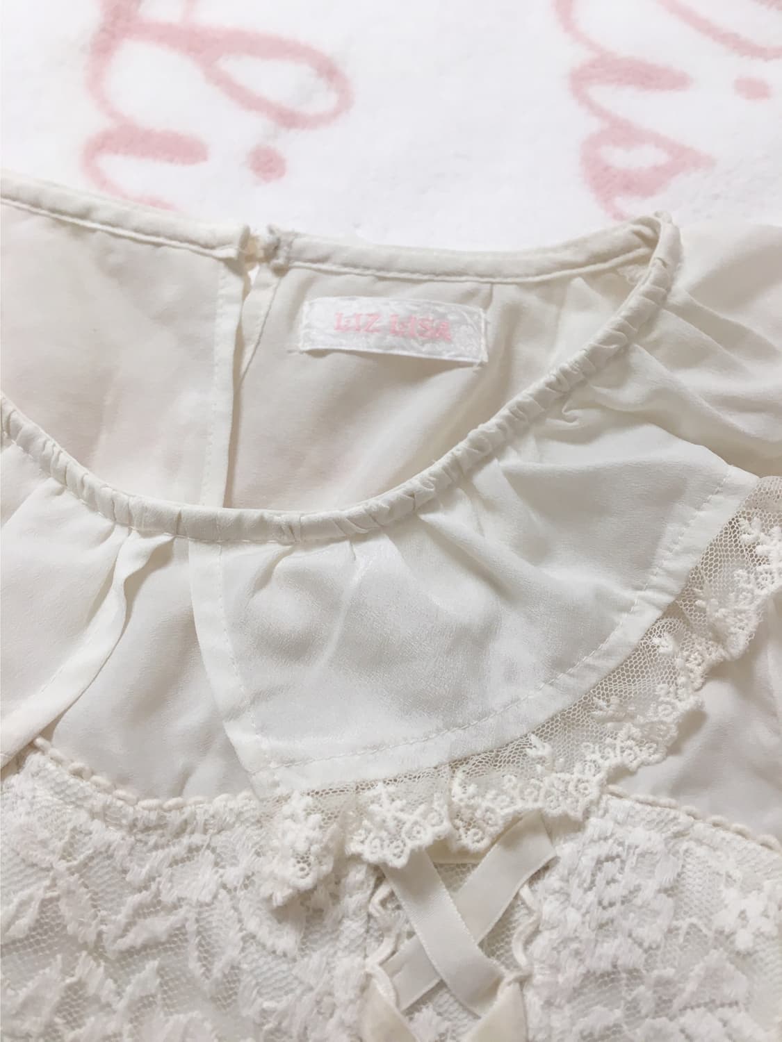 리즈리사 플라워 레이스 아일렛 원피스 히메갸루 라떼갸루 트랄라라 잉그니 상품이미지4