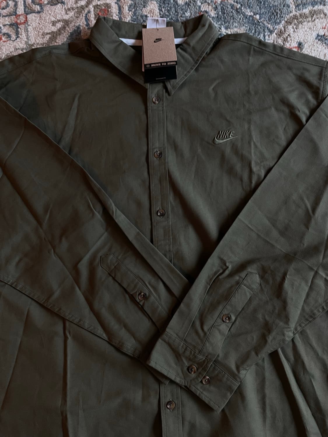 나이키 오버사이즈 긴팔 옥스퍼드 셔츠 (새제품. XL ) 상품이미지2