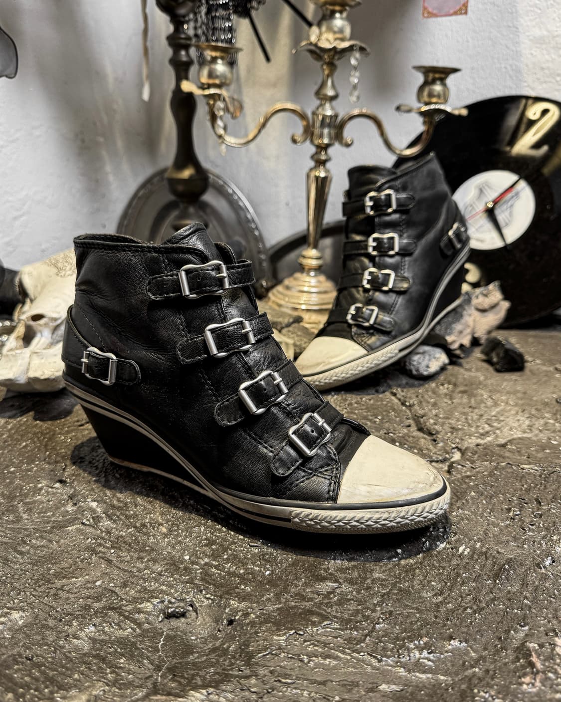 ASH – Multi Buckle Wedge Sneakers  상품이미지1