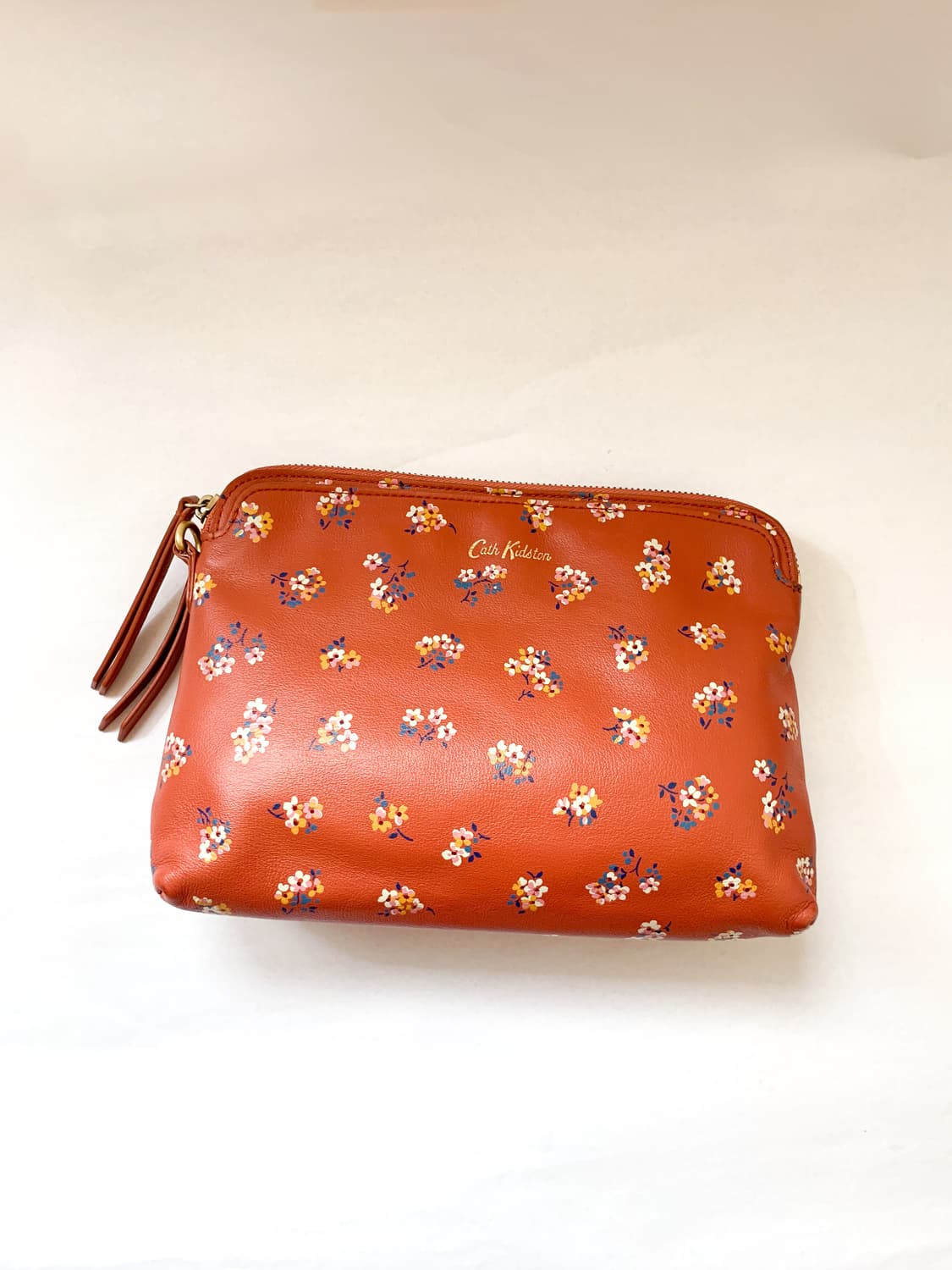 캐스키드슨 플라워 가죽 클러치백 상품이미지5