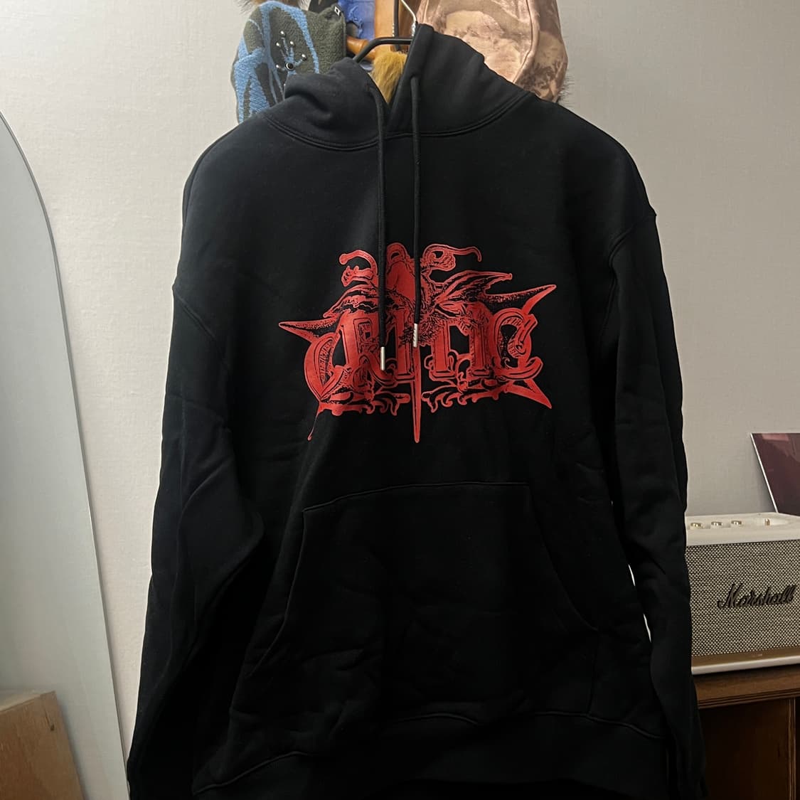 크리틱 데빌 후드 블랙 상품이미지3