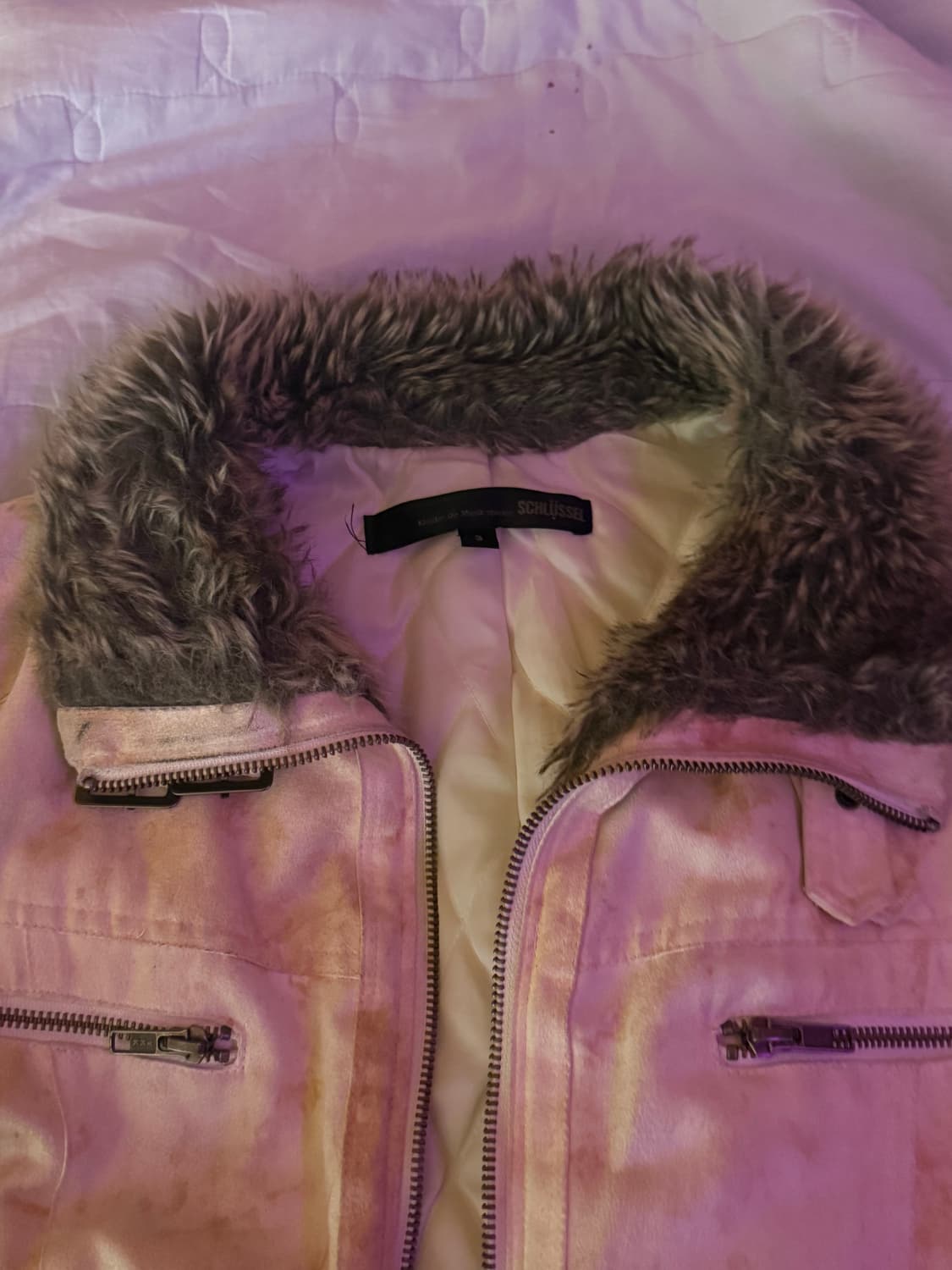 SCHLÜSSEL Ivory bleaching pattern fur 상품이미지3