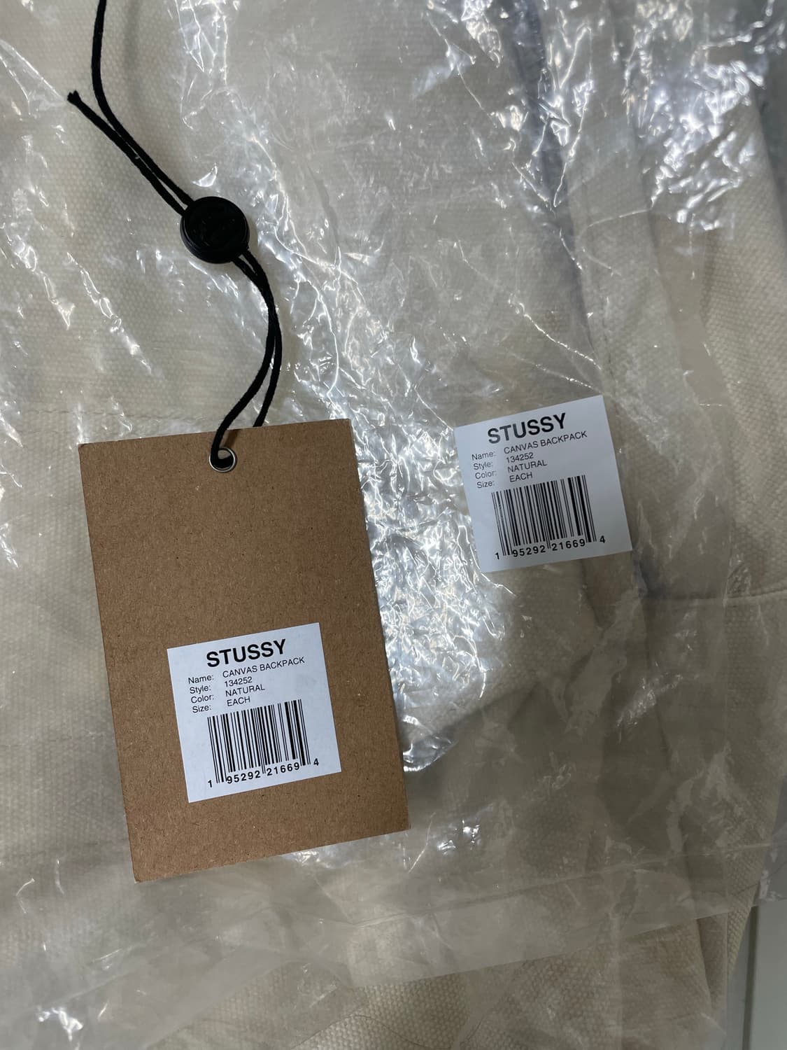스투시 백팩 내츄럴 컬러 상품이미지4