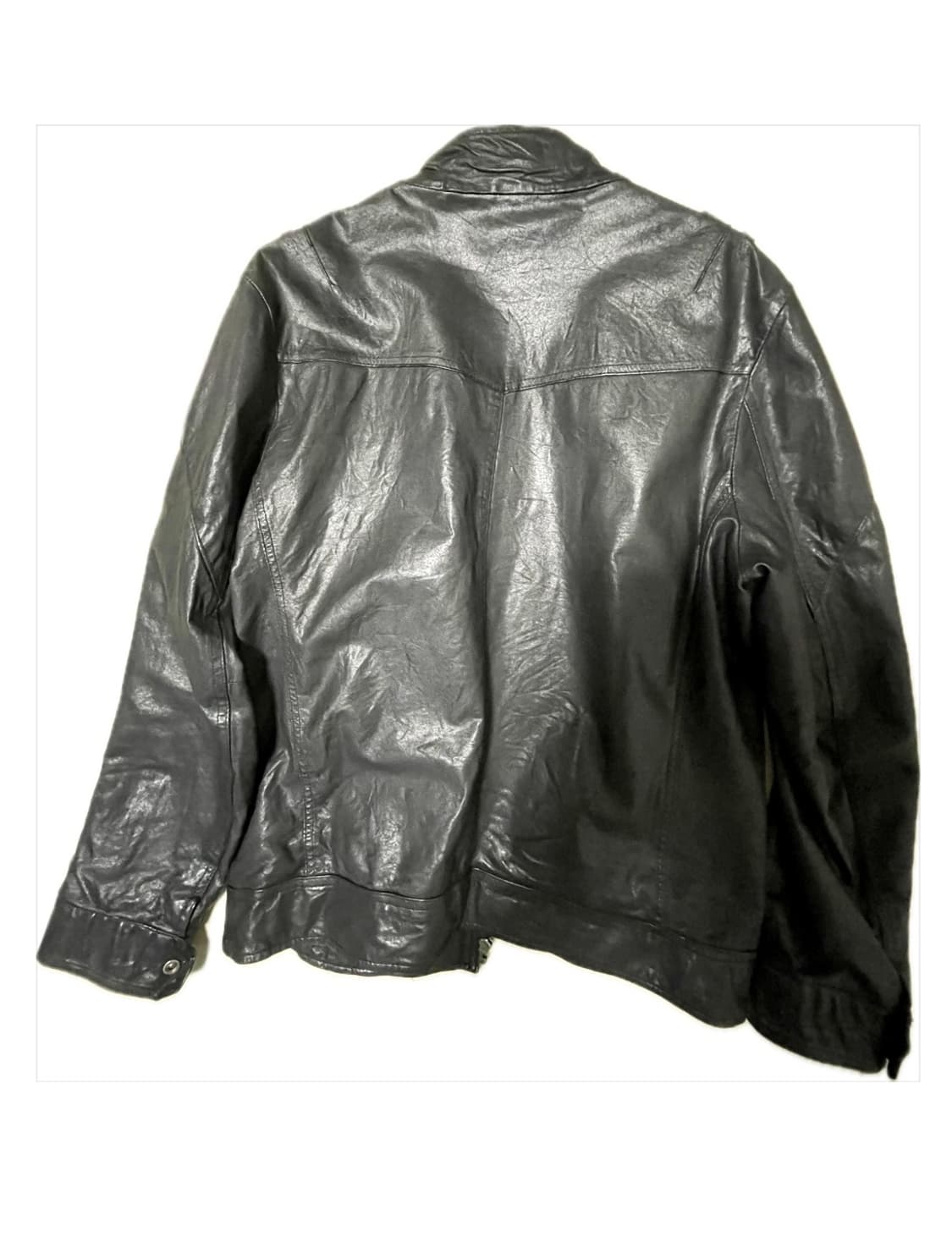 웨스턴 무드 램스킨 레더자켓 상품이미지3