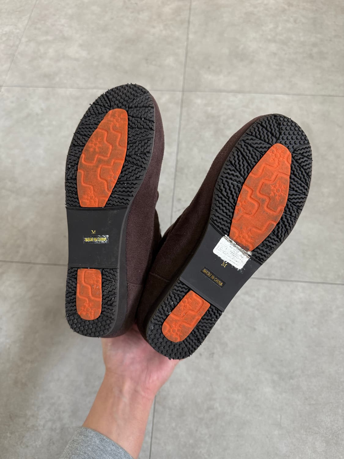 jelly beans 니트 커프 스웨이드 부츠 상품이미지7