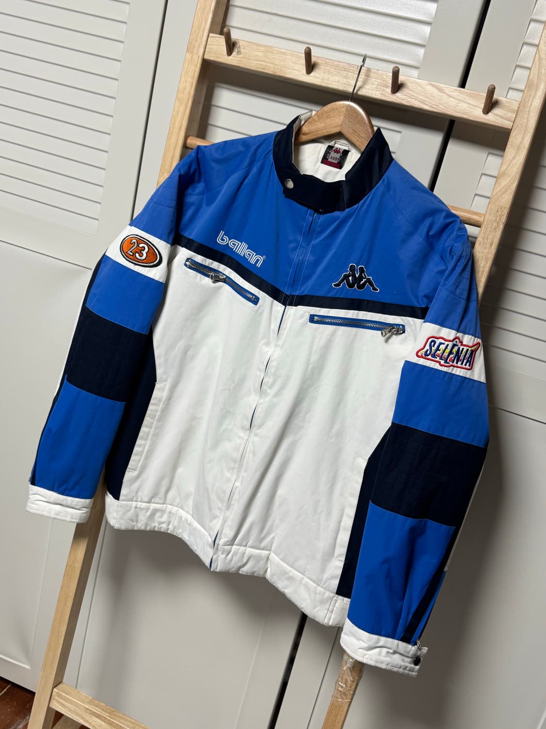 카파 흰파 빅로고 올드스쿨 레이싱 자켓 상품이미지4