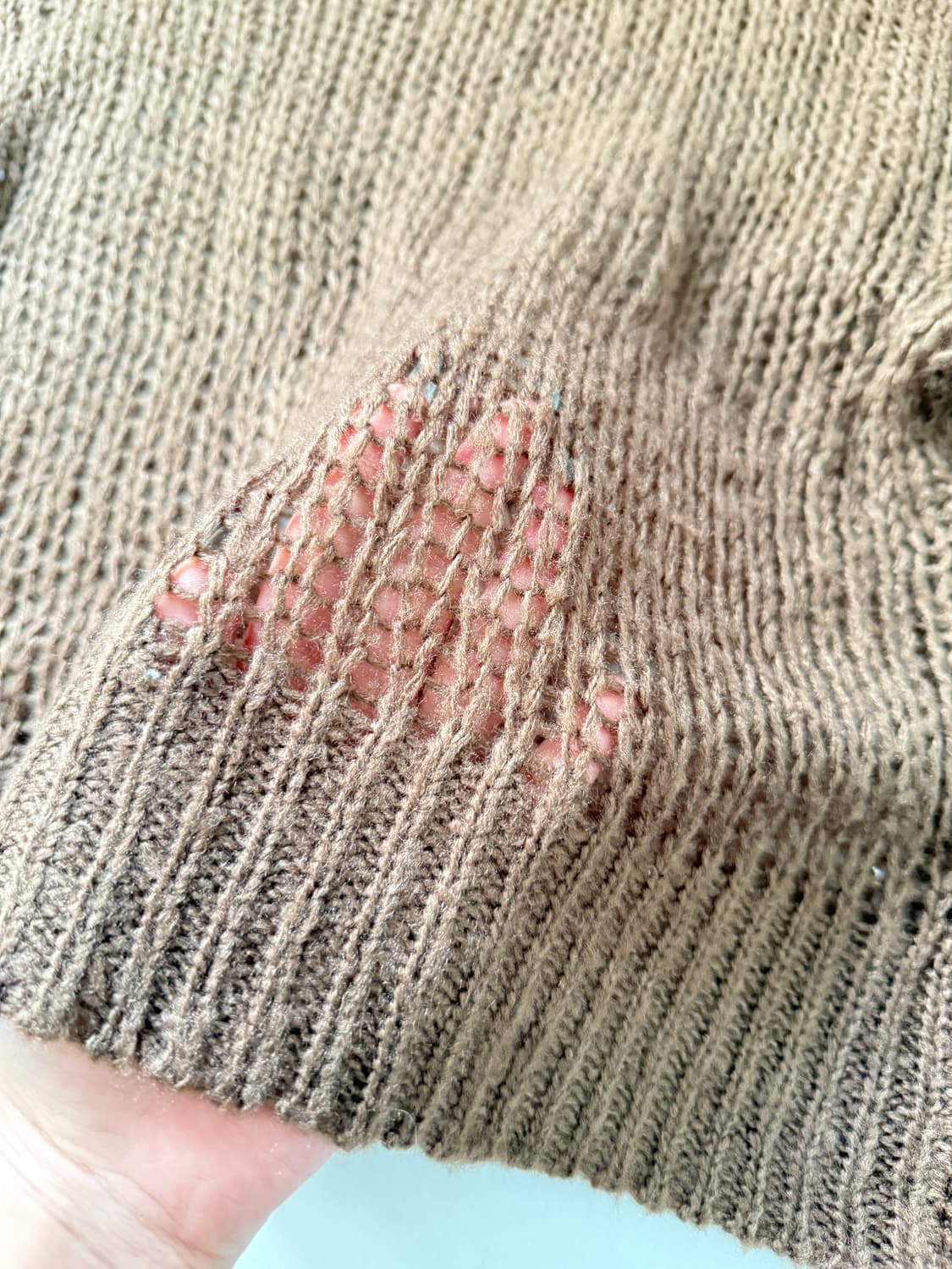 브라운 루즈 니트  상품이미지4