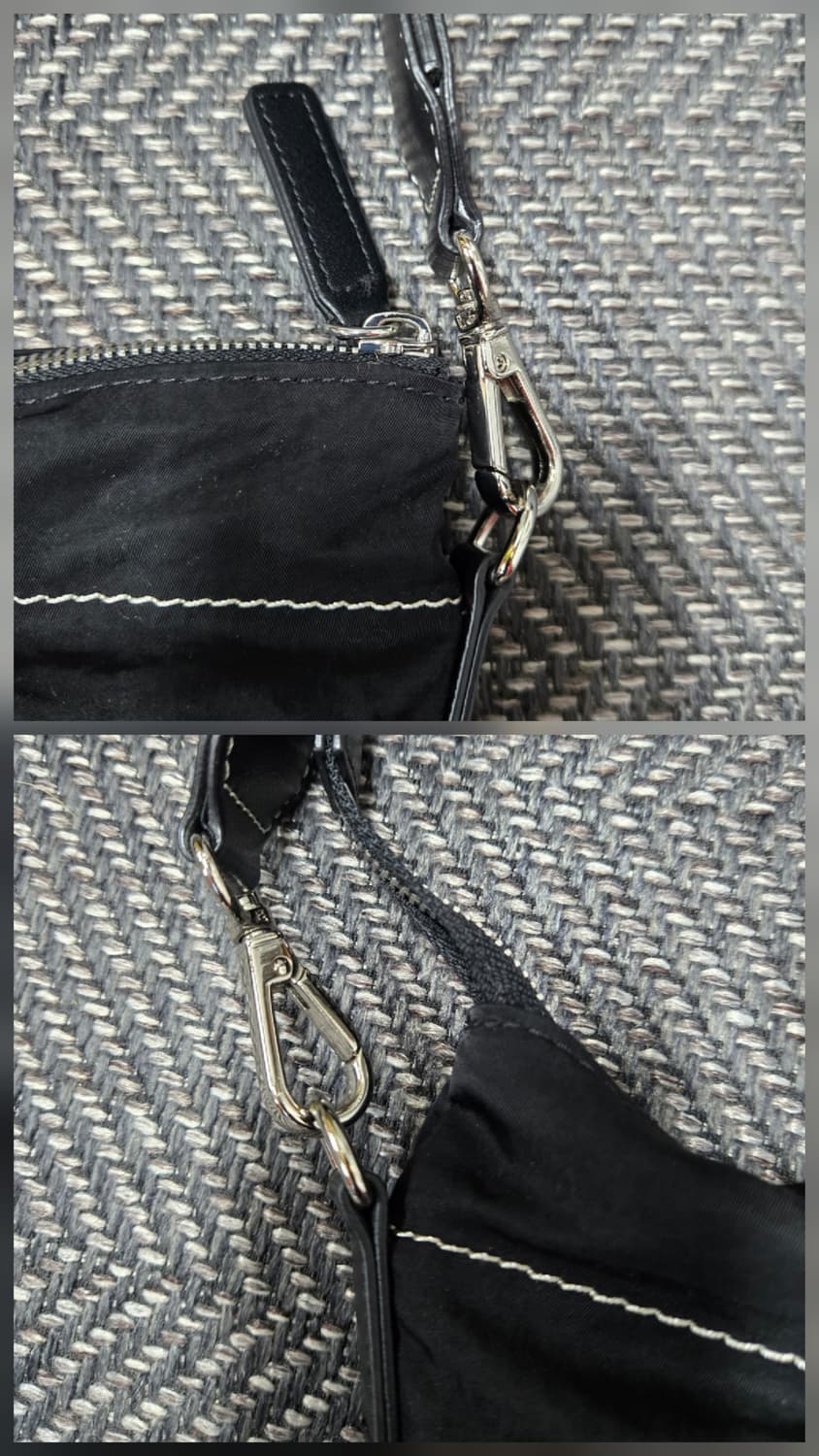 마뗑킴 Matinkim 패브릭 뉴 쇼퍼백 블랙 상품이미지4