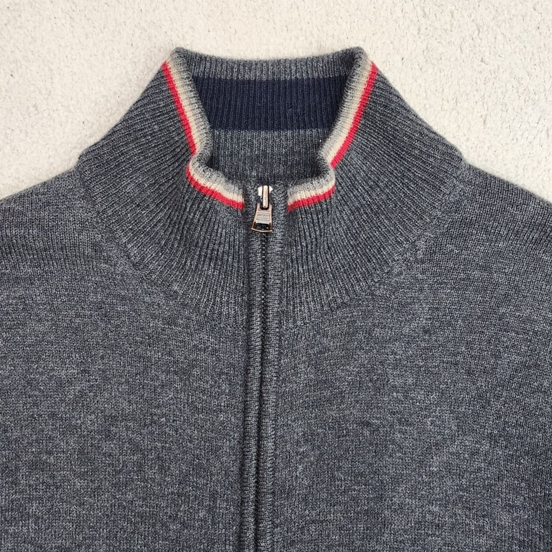 TOMMY HILFIGER 엘보패치 니트집업 상품이미지2