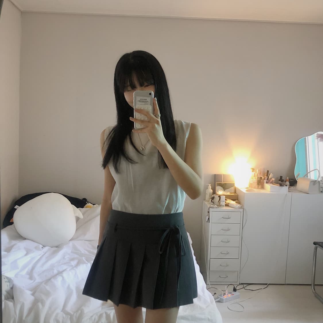 Le17septembre - one shawl sleeveless top 상품이미지2