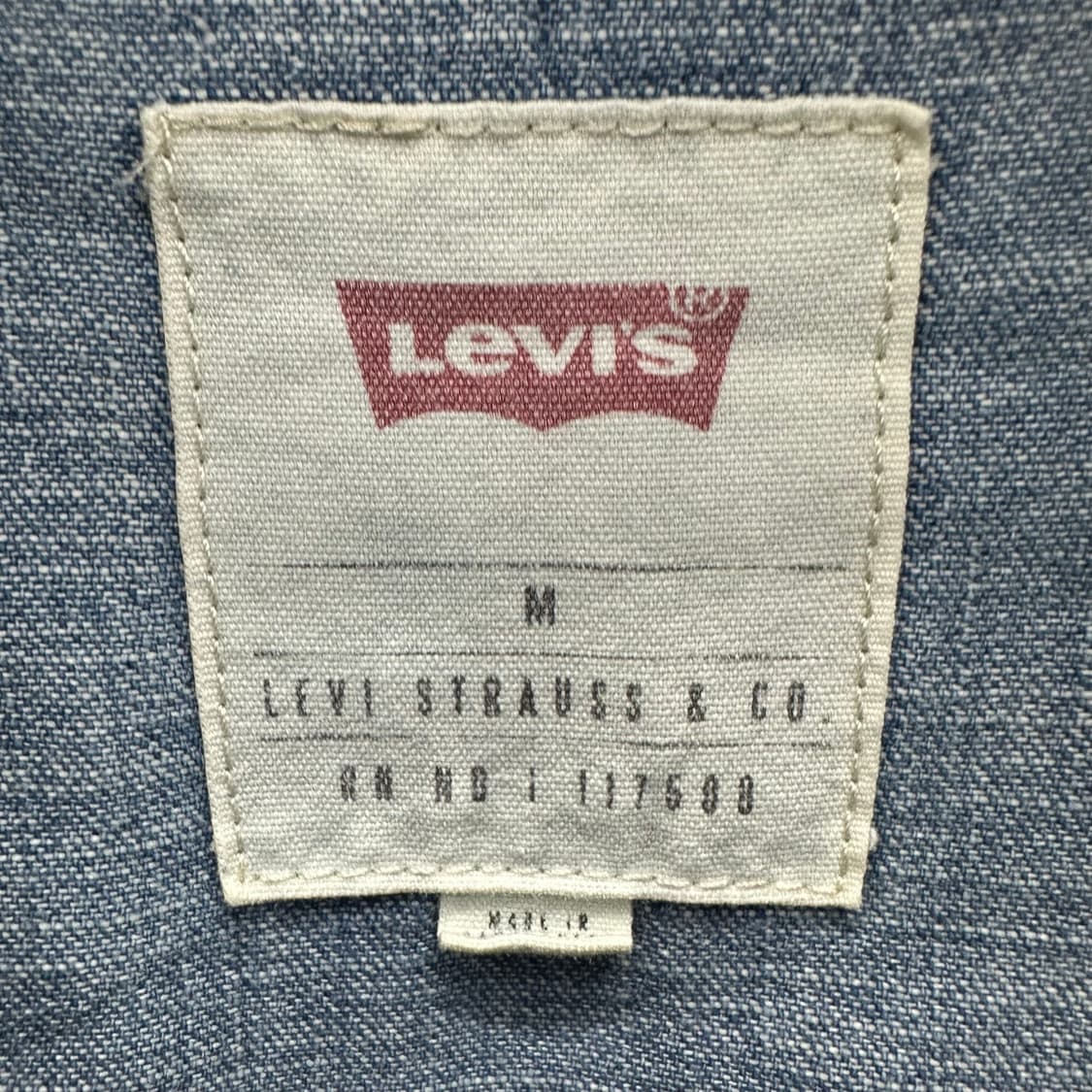 95 리바이스 남자 데님 웨스턴 셔츠 상품이미지3