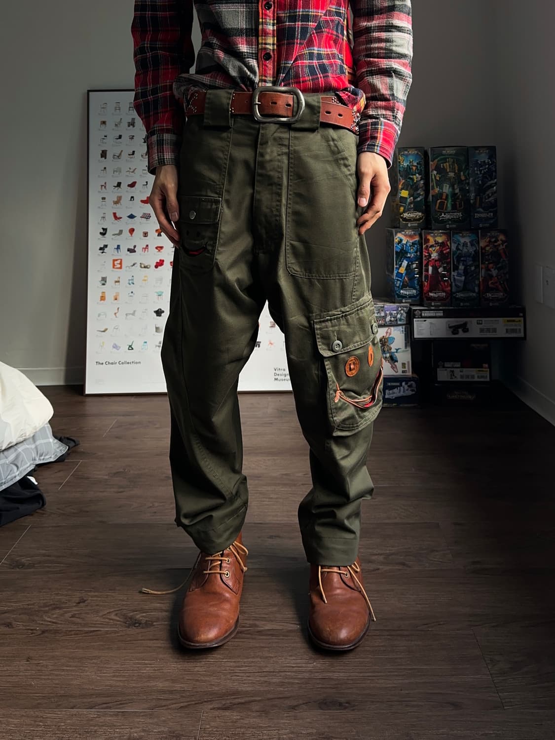 Up Start 메롱 포켓 배기 테이퍼드 팬츠 상품이미지5