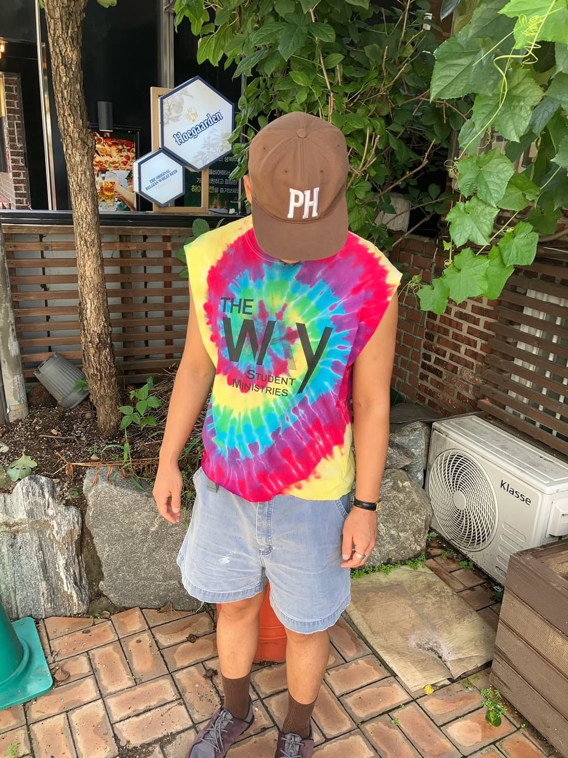 vtg tie-dye cutting sleeveless  상품이미지5