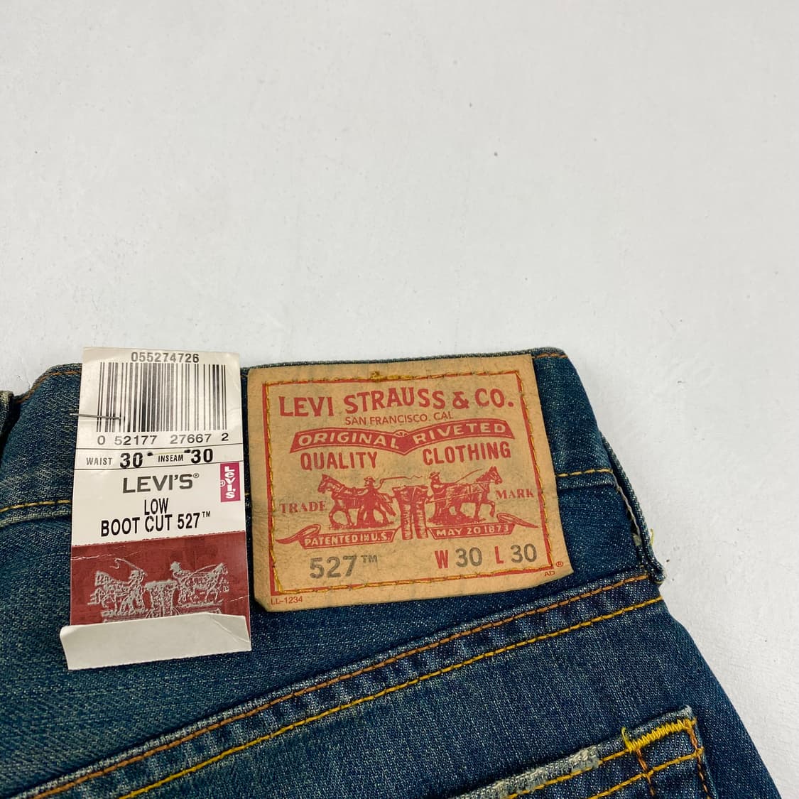 리바이스 527 워싱 부츠컷 플레어 진 (30) 상품이미지9