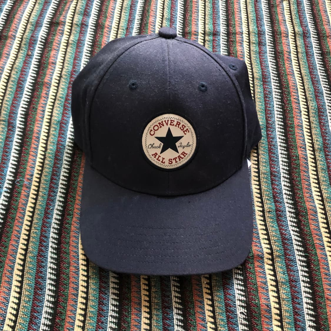 컨버스 척 테일러 로고 볼캡 네이비 상품이미지1