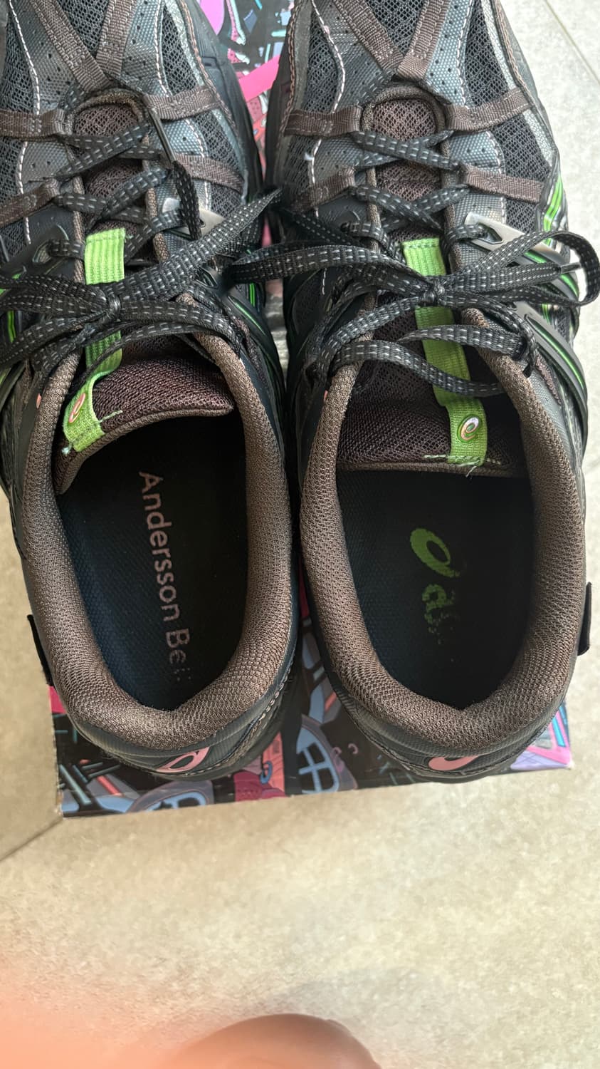 아식스 x 앤더슨벨 젤 소노마 15-50 블랙 그린 상품이미지3