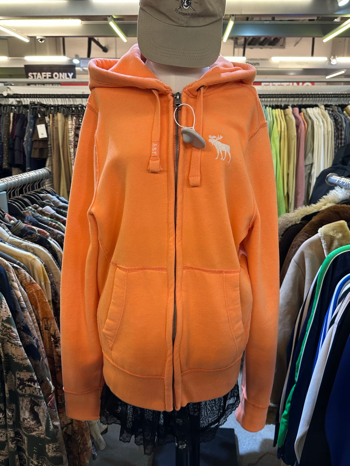 아베크롬비 살몬오렌지 후드집업 상품이미지2