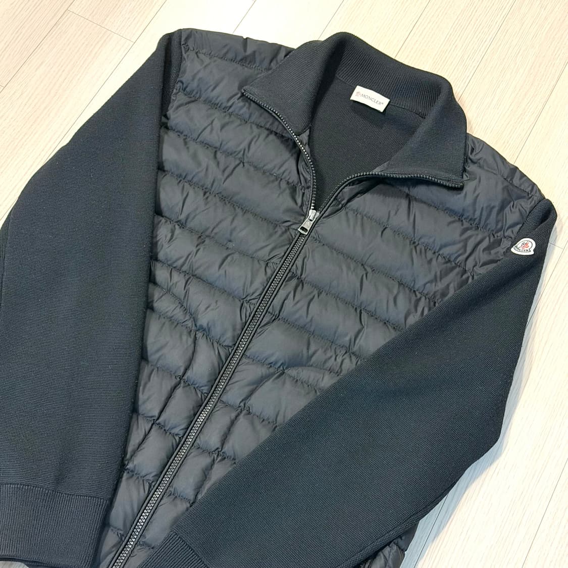 {신형/XL} 몽클레어 김현우 니트 울 패딩 블랙 상품이미지2