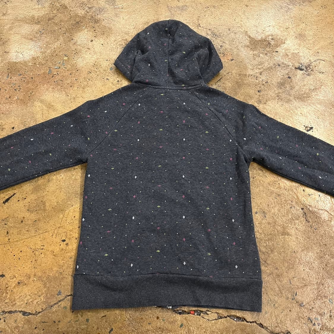 아디다스 패턴 도트 후드집업 100 상품이미지4