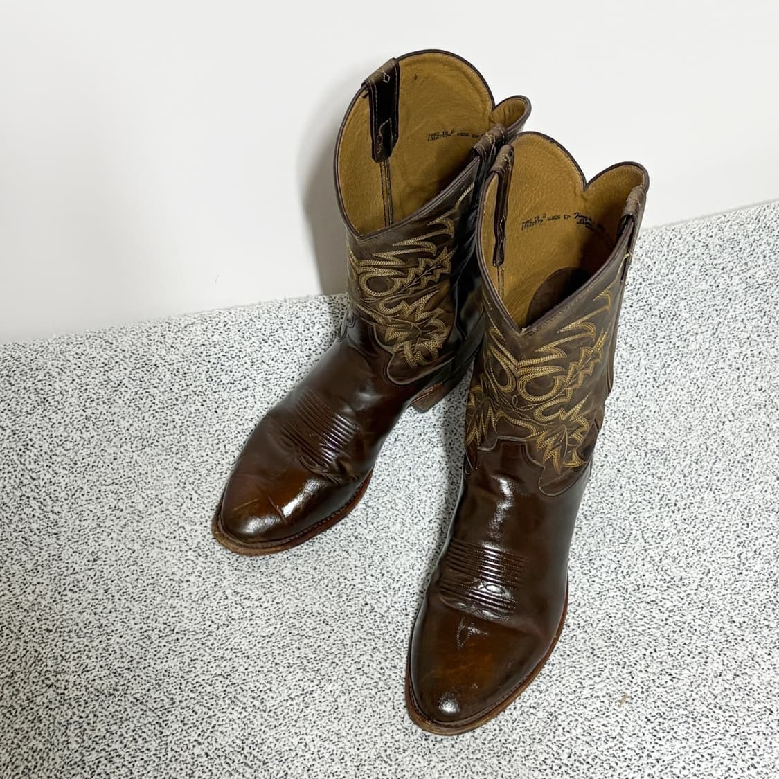 토니 라마 빈티지 웨스턴 카우보이 부츠 Made in USA 상품이미지2