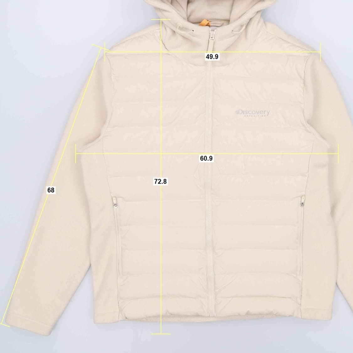 [105] 디스커버리 남성 하이브리드 플리스 덕다운 패딩 자켓 3874 상품이미지9