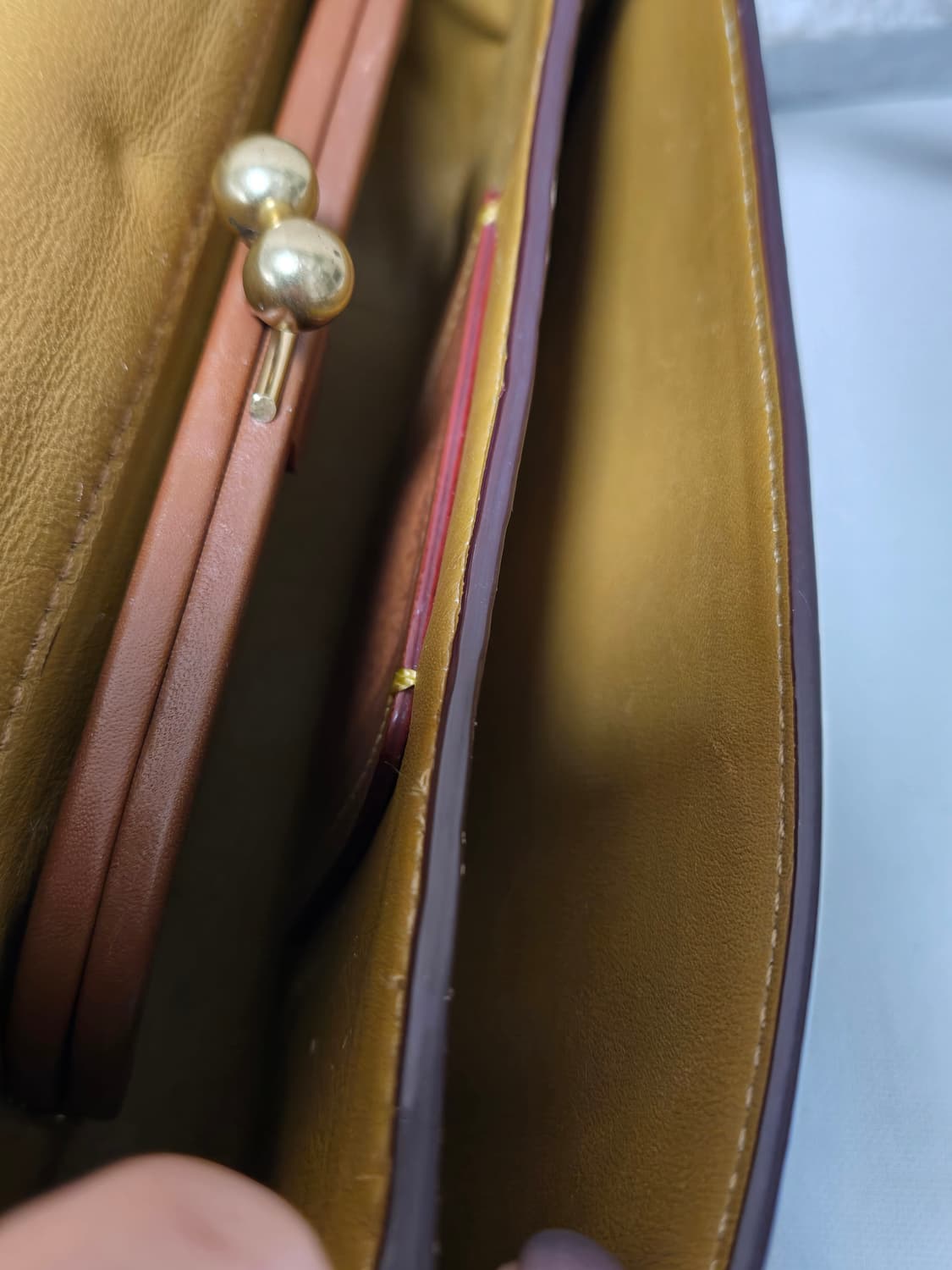 코치 블루 레더 크로스백 상품이미지6