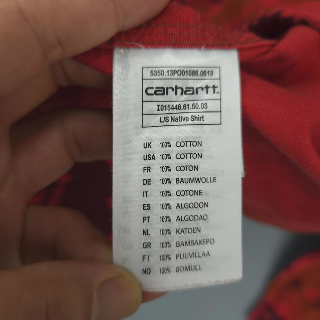 하트 Carhartt 아메카지 셔츠 M 상품이미지7