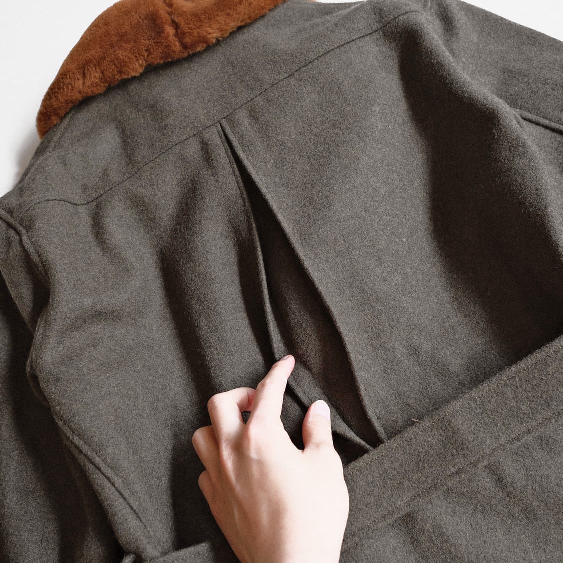 버즈릭슨 미해군 수송기용 플라잉 멜튼울코트 42사이즈 상품이미지10