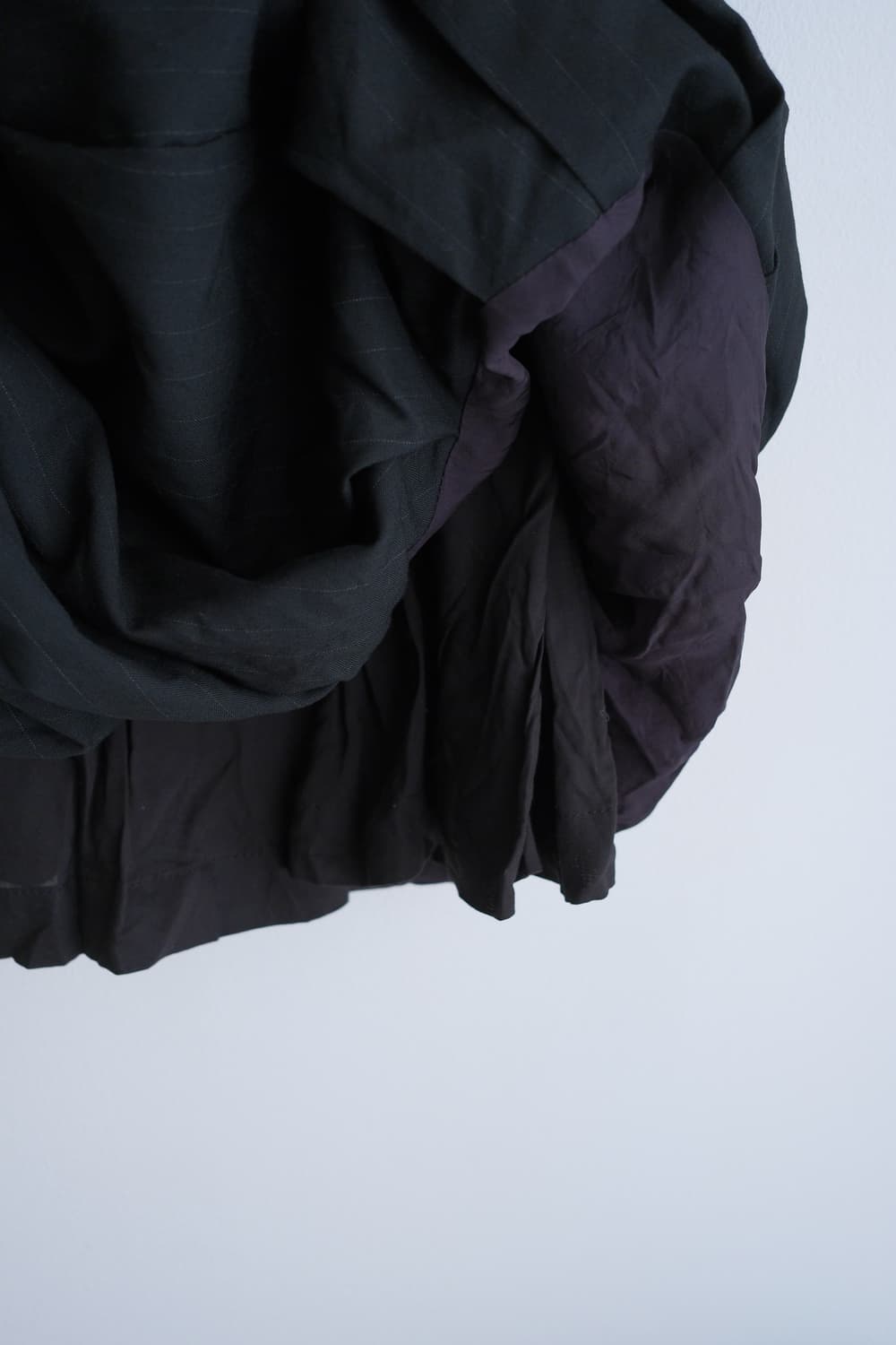 Tuck detail stripe balloon layered skirt 상품이미지8