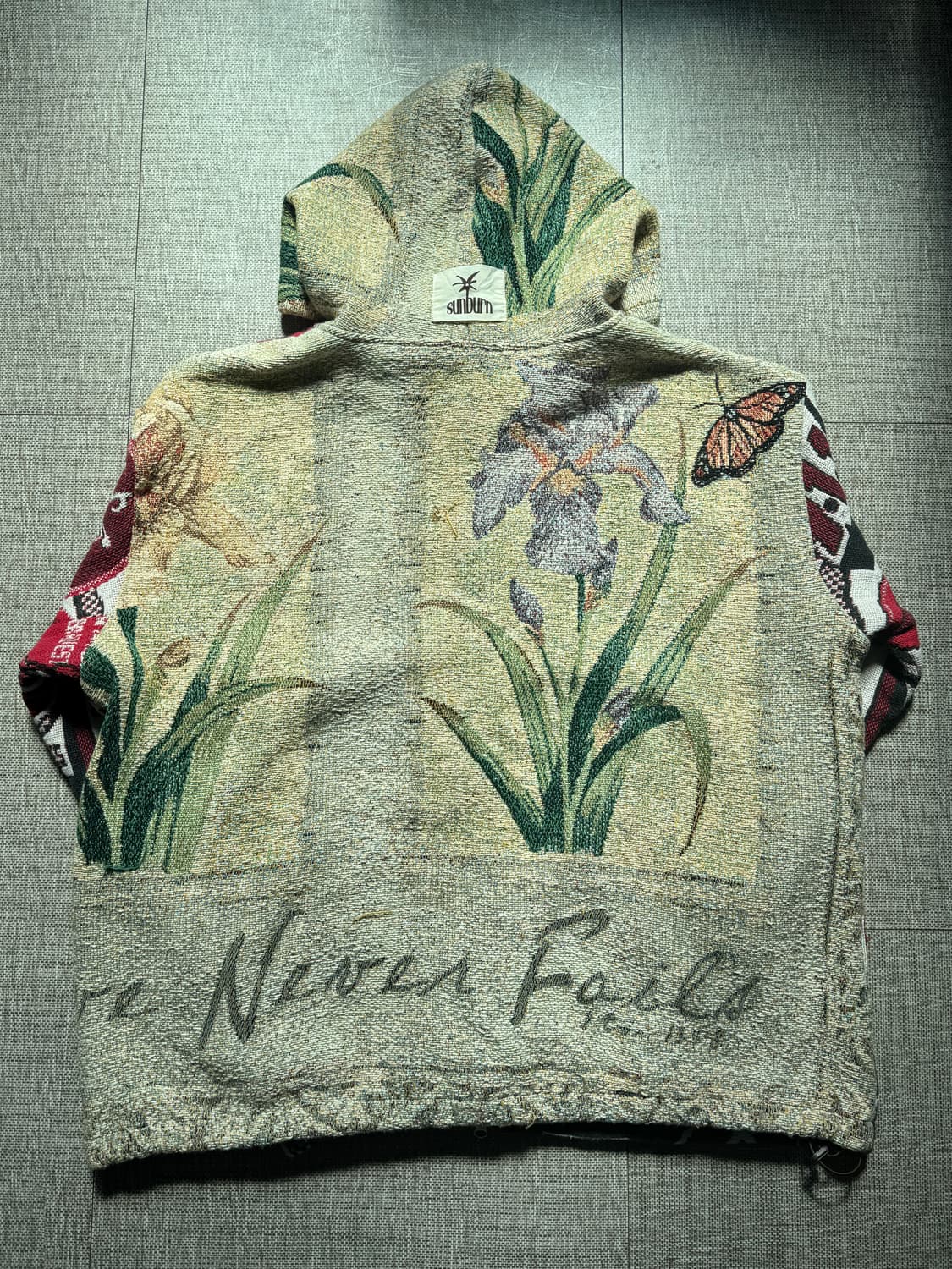 Sunburn 썬번 하우스 빈티지 블랭킷 카페트 후드집업 후드자켓 상품이미지2