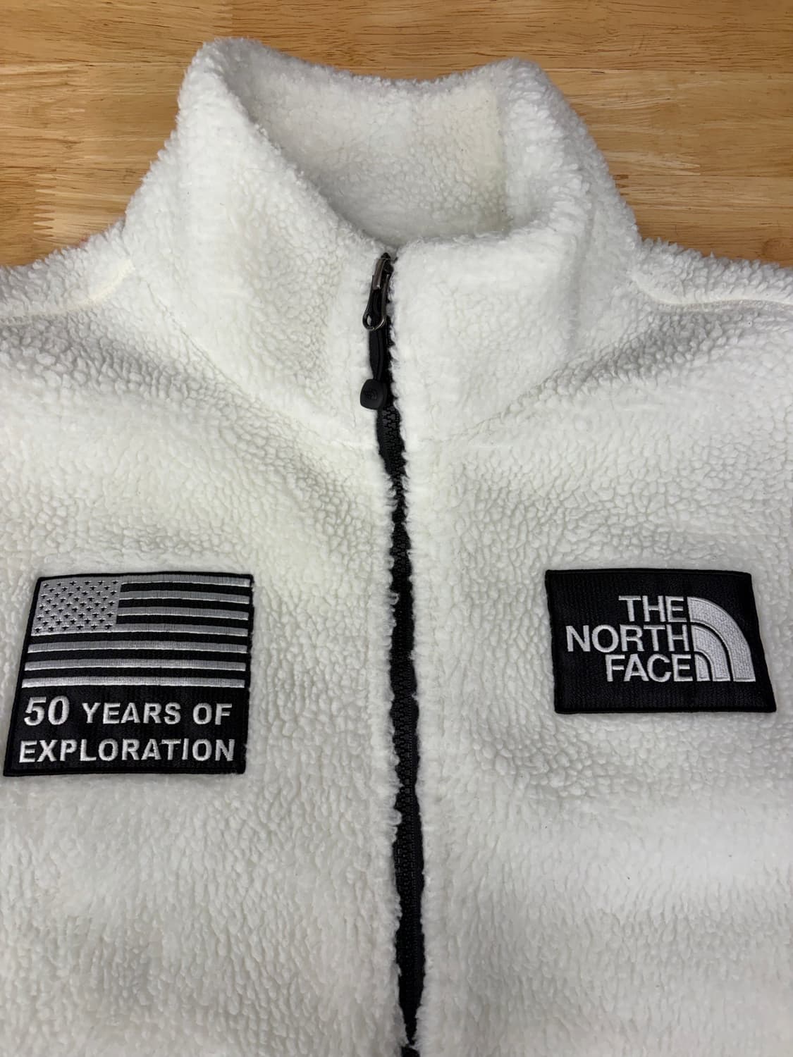 [100] 노스페이스 화이트 플리스 자켓 상품이미지2